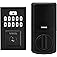Weiser Powerbolt 3 Matte Black Keyless Entry Door Lock/Deadbolt Lock, 10-Button Keypad Door Lock with Auto Lock and 12-Month Battery Life, Electronic Door Locks for Front Door, Home Décor