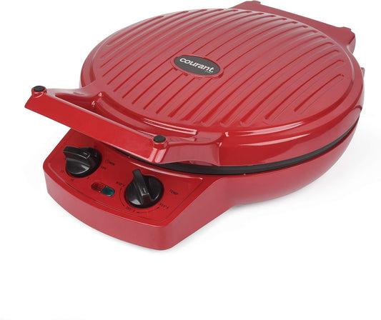 Courant Pizza Maker with Timer 12" 1pc Red - PuriLite