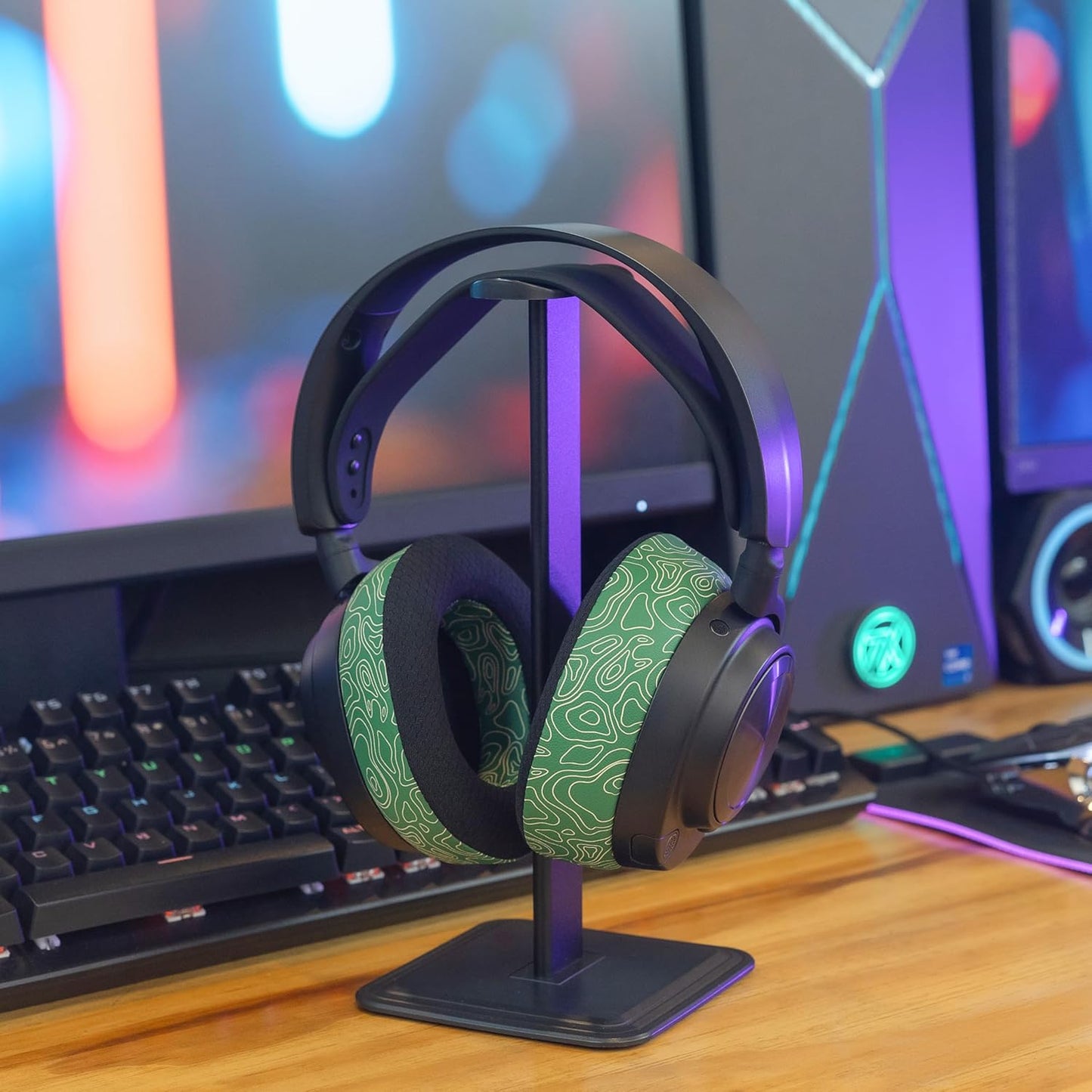 WC Freeze Nova Pro Wireless - Cooling Gel Earpads for Arctis Nova Pro Wireless ONLY (Doesn’t Fit Other Models), Made by Wicked Cushions, Improved Durability, Thickness & Sound Isolation | Black