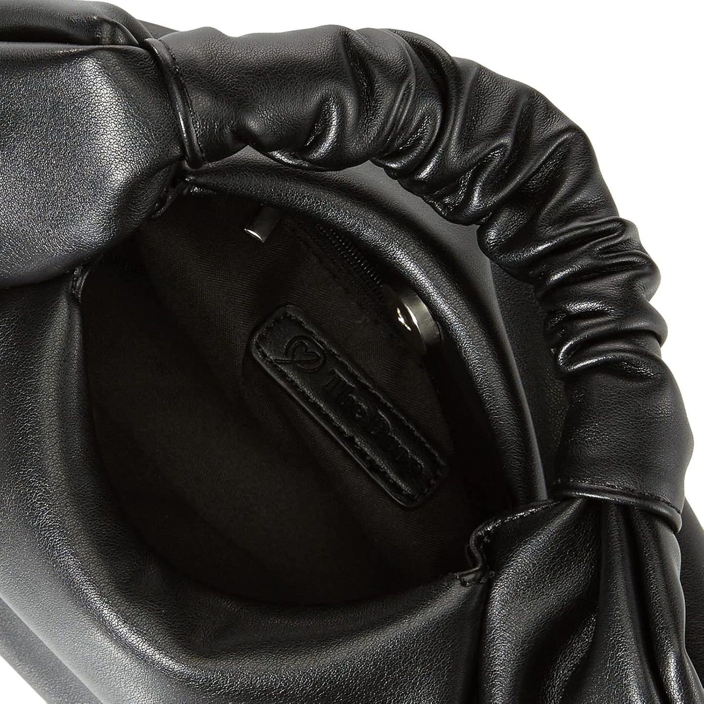 Purilite Select Women’s Faux Leather Ruched Handle Bag