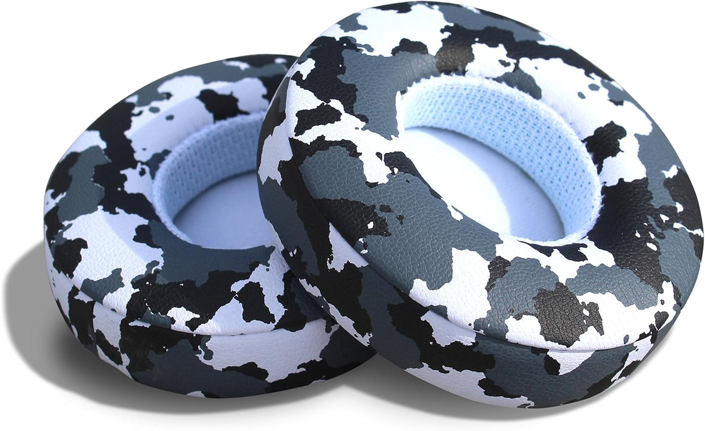 WC Extra Thick Replacement Earpads for Beats Solo 2 & 3 by Wicked Cushions - Ear Pads for Beats Solo 2 & 3 Wireless ON-Ear Headphones - Soft Leather, Luxury Memory Foam, Strong Adhesive | White