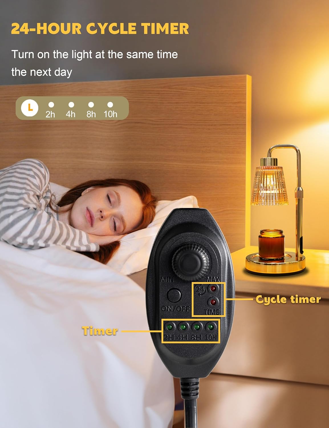 Purilite Select Candle Warmer Table Lamp