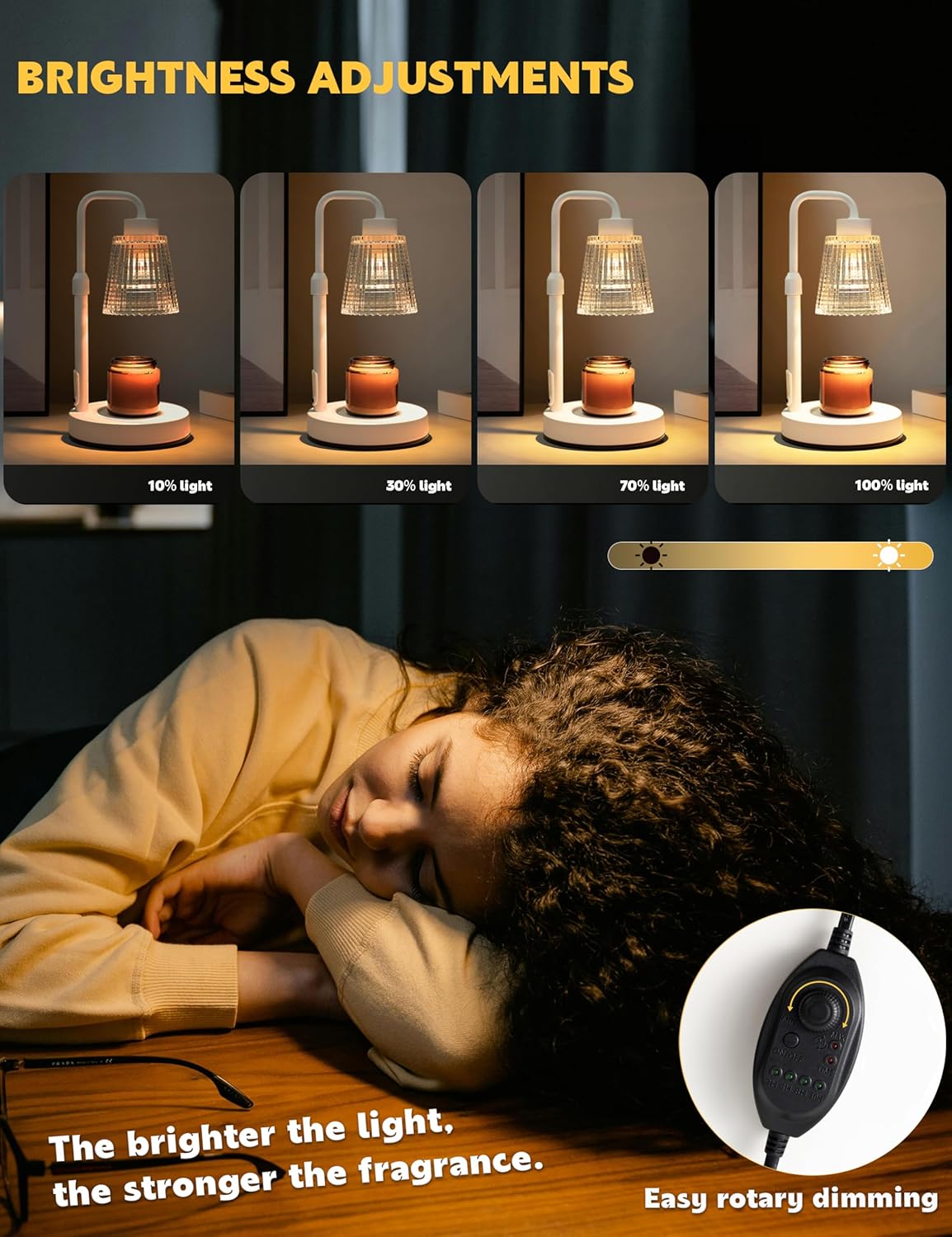 Purilite Select Candle Warmer Table Lamp