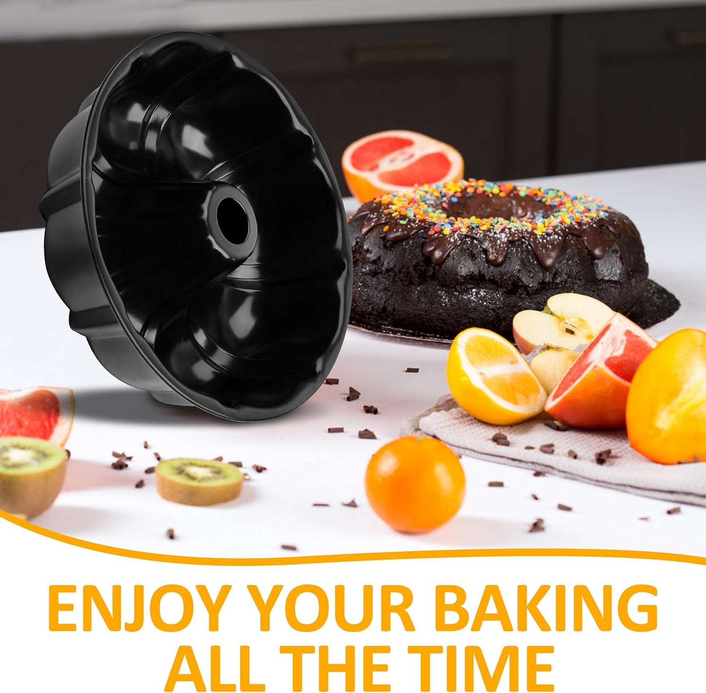 Purilite Select Carbon Steel Bundt Cake Pan