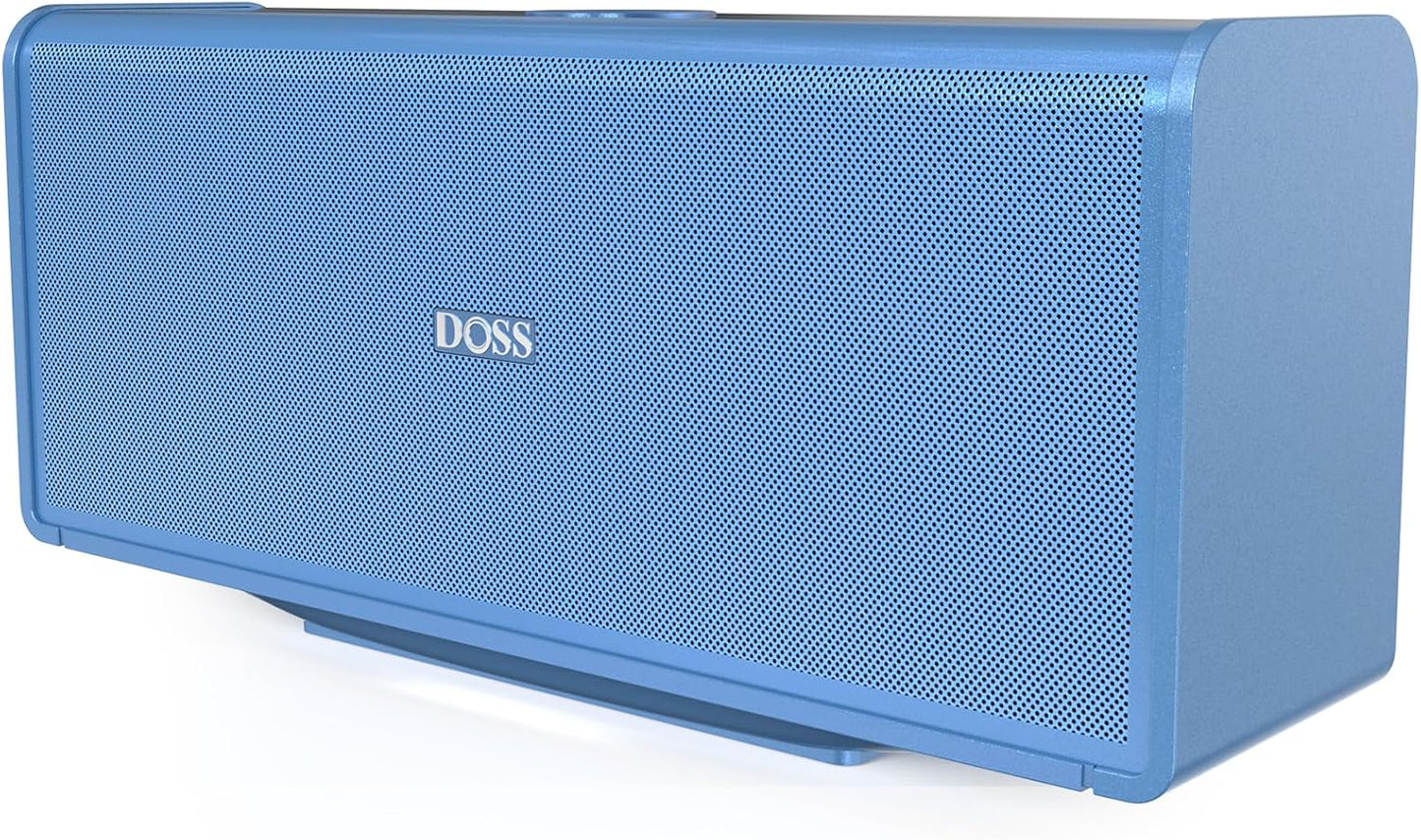 DOSS SoundBox Ultra Bluetooth Speaker with 2.1 Sound Channel Audio, 80W Superior Sound with Deep Bass, Two DSP Technologies, 18H Playtime, BT 5.3, Wireless for Home, Office, Bedroom-Gold