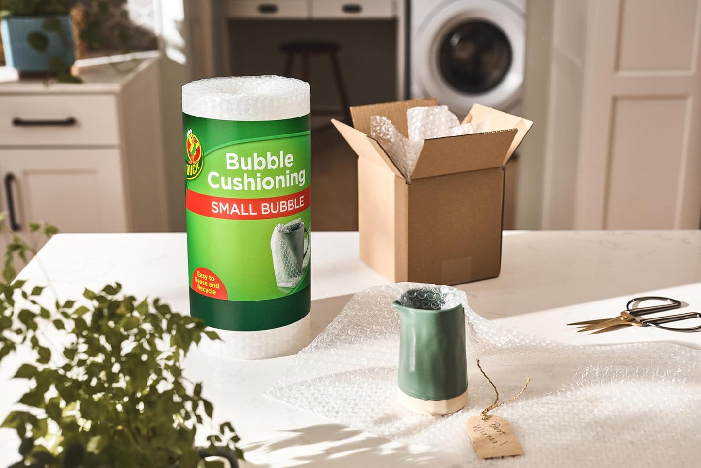 Bubble Wrap Roll, Original Bubble Cushioning, 12" x 175', Perforated Every 12", 1 Pack (12" x 175'), New