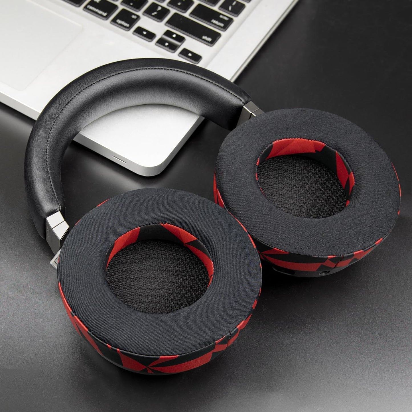 SOULWIT Cooling Gel Ear Pads Replacement for Corsair Virtuoso RGB Wireless XT SE Gaming Headset, Earpads Cushions with High-Density Noise Isolation Foam, Added Thickness - Black