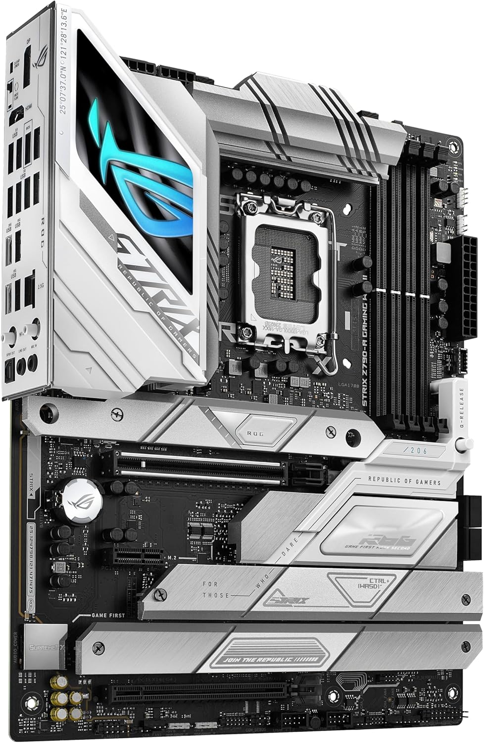 ASUS ROG Strix Z790-A Gaming WiFi II (WiFi 7) LGA 1700(Intel® 14th & 13th & 12th Gen) ATX Gaming Motherboard(16 + 1+2 Power Stages, DDR5, 5X M.2 Slots, PCIe 5.0 x16)