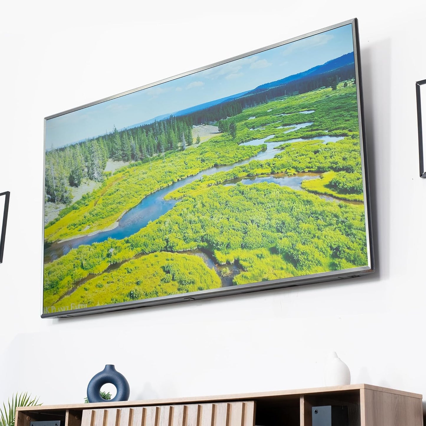 VIVO Extra Large Heavy Duty 43 to 100 inch LCD LED Curved and Flat Panel Screen, TV Wall Mount Bracket with Max 800x400mmmm VESA, Black, MOUNT-VW100F