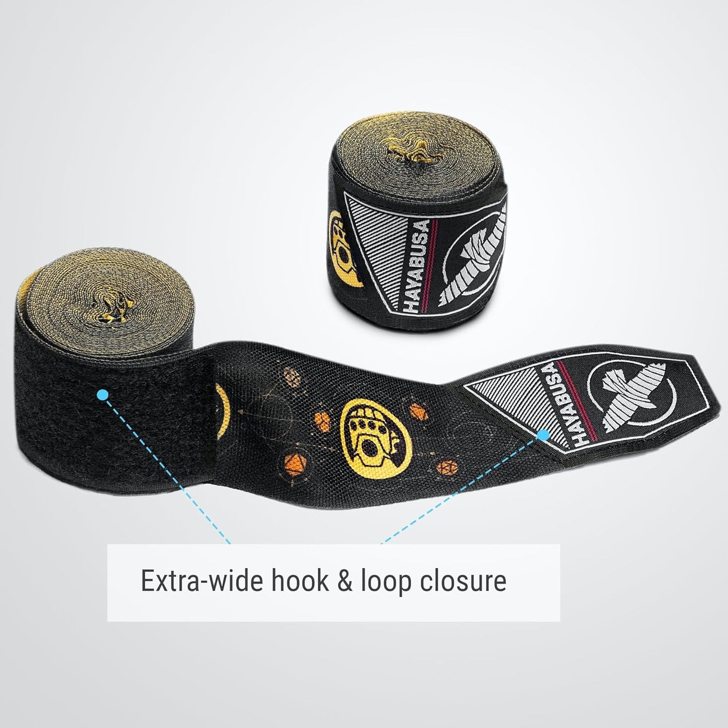 Hayabusa Marvel Hero Elite Mexican Style Boxing Hand Wraps for Men & Women
