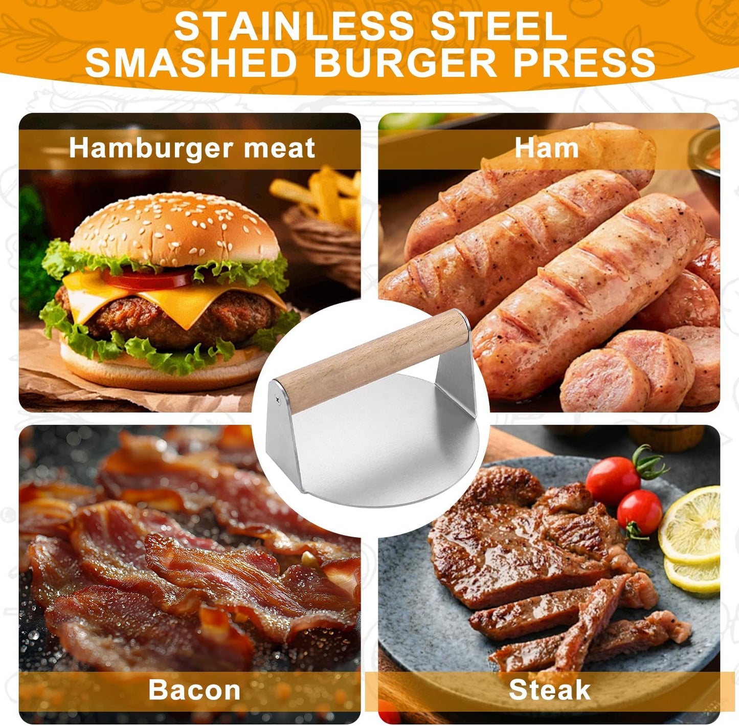 Purilite Select Smash Burger Press