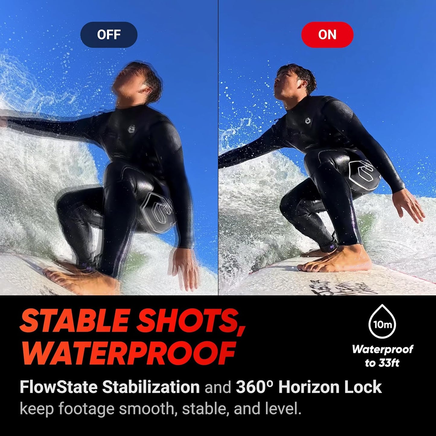 Insta360 Ace Pro - Waterproof Action Camera Co-Engineered with Leica, Flagship 1/1.3" Sensor and AI Noise Reduction for Unbeatable Image Quality, 4K120fps, 2.4" Flip Screen & Advanced AI Features.