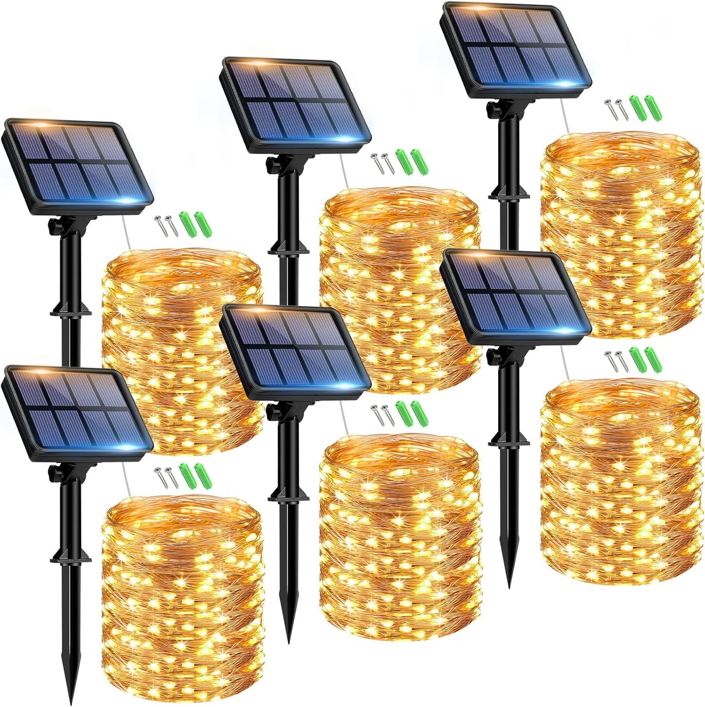Purilite Select 2-Pack Solar Fairy String Lights
