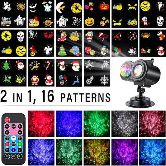 Halloween Projector Lights Outdoor, LED Christmas Projector Lights