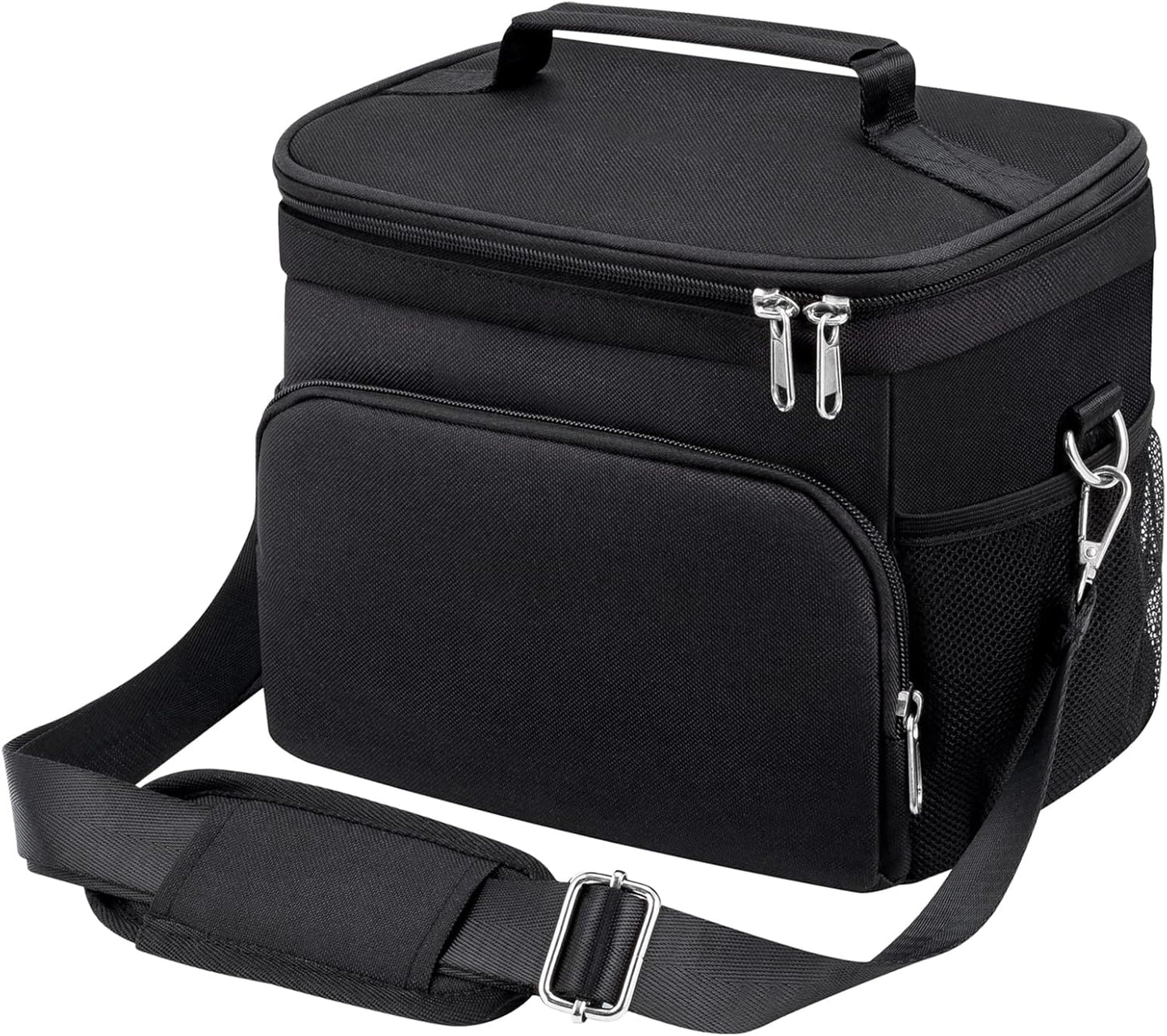 Insulated Lunch Bag for Women/Men Reusable Lunch Box Tote Bag, Large Thermal Cooler Bag with Adjustable Shoulder Strap for Kids and Adult,for Work/School/Outdoor Activity