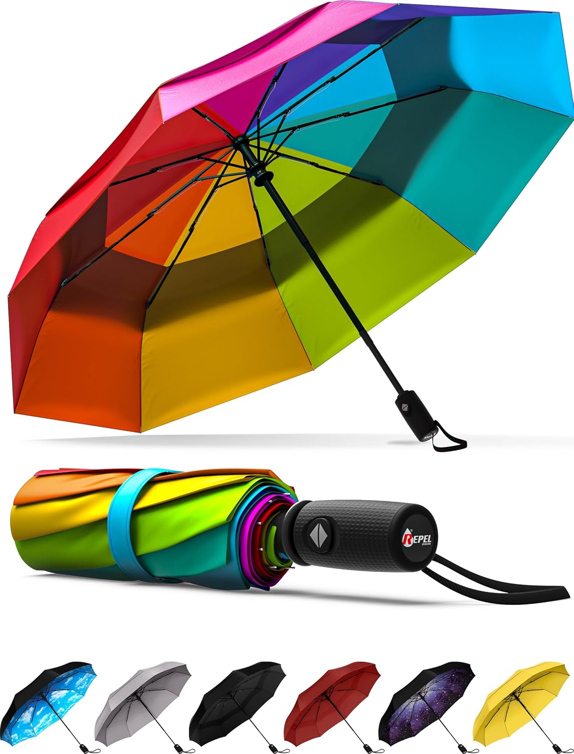 Purilite Select Windproof Travel Umbrella