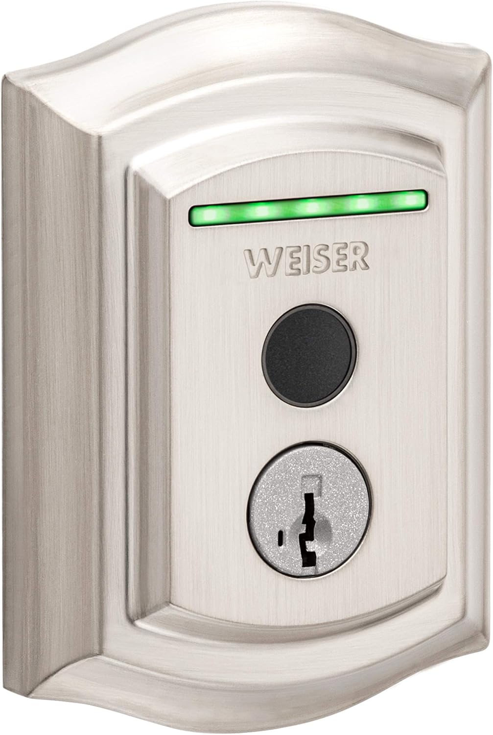 Weiser Halo Matte Black WiFi Smart Lock, Keyless Entry Door Lock, Touchscreen Keypad Door Lock, Amazon Alexa & Google Assistant/Google Home Compatible, Deadbolt Lock, Smart Locks for Entry Door