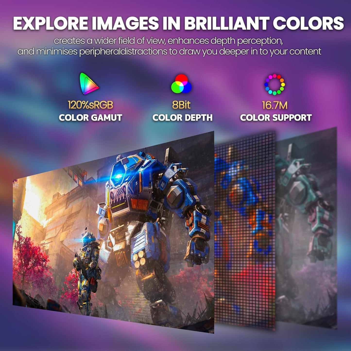 CRUA 32'' Curved Gaming Monitor, 160Hz/144Hz 4K UHD(3840 * 2160P) White Computer Monitor, 1500R VA Screen, Supports Freesync, 120% sRGB, Built-in Speakers, RGB Lighting, Wall Mountable,HDMI 2.1&DP 1.4