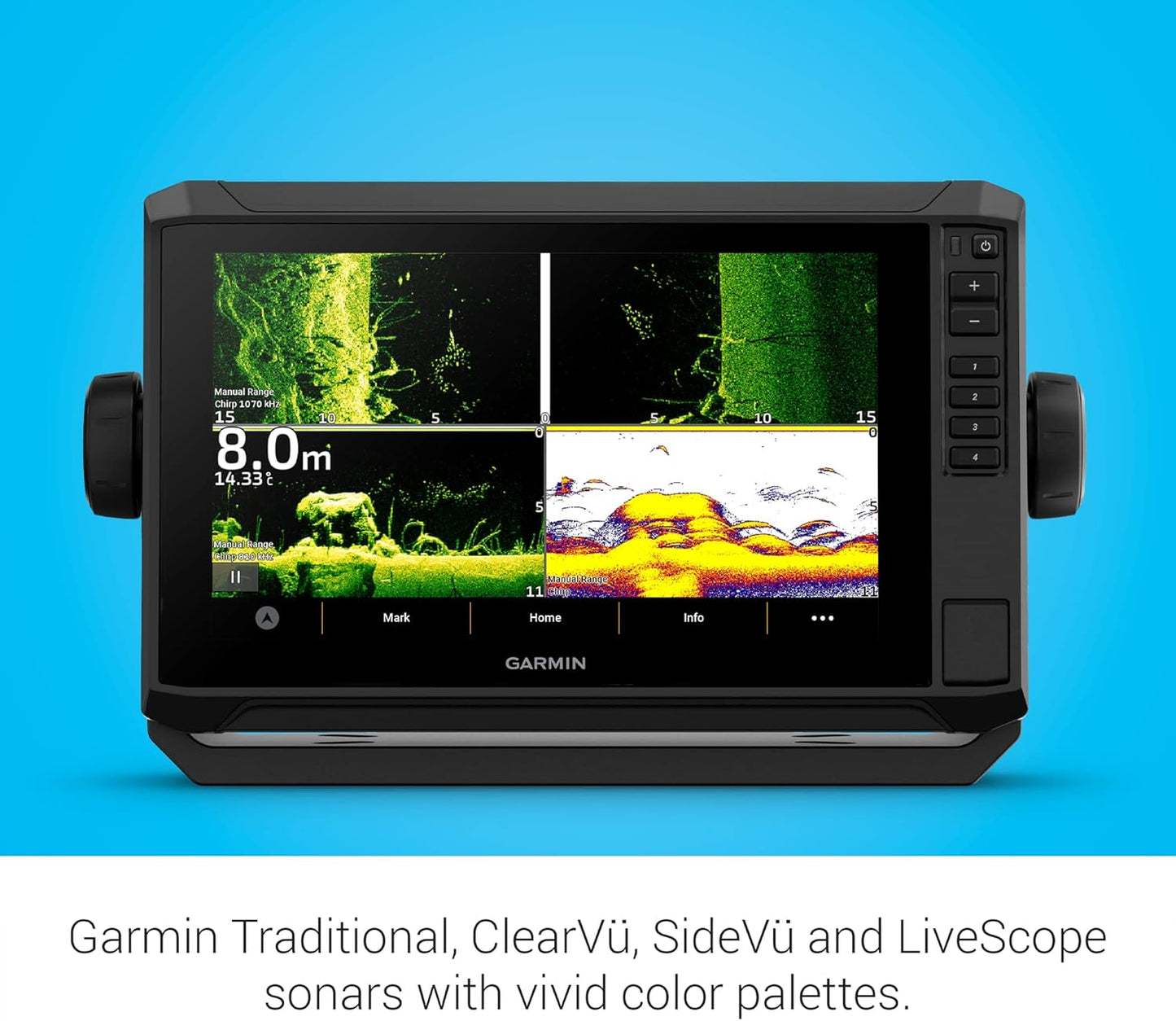 Garmin ECHOMAP UHD2 95sv with GT56 Transducer, 9" Touchscreen Chartplotter, Garmin Navionics+ Canada Inland and Coastal