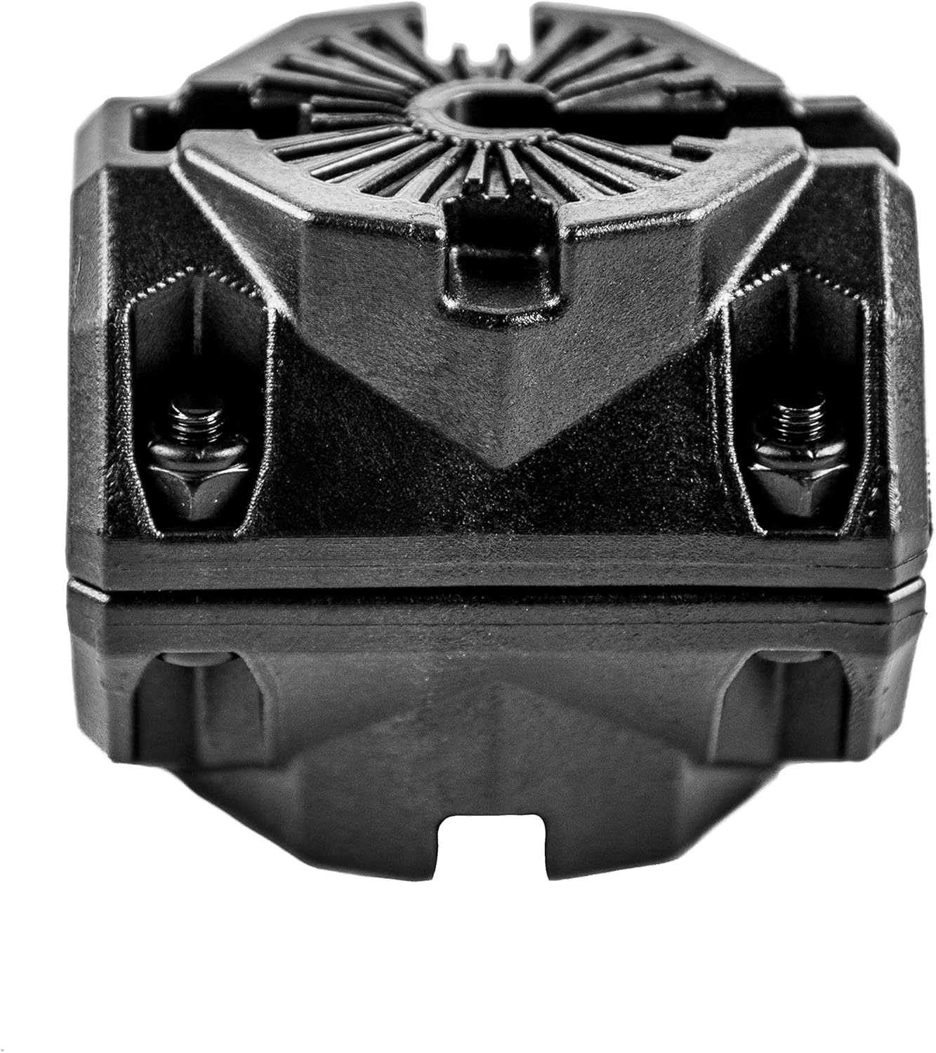 YakAttack MightyMount Duo Rail Adapter – 2 Pack | Fits Hobie H-Rail & 1” Square Tubing | Dual-Sided T-Bolt Mount for Rod Holders, Fish Finders, Track Accessories | Yak Attack USA-Made