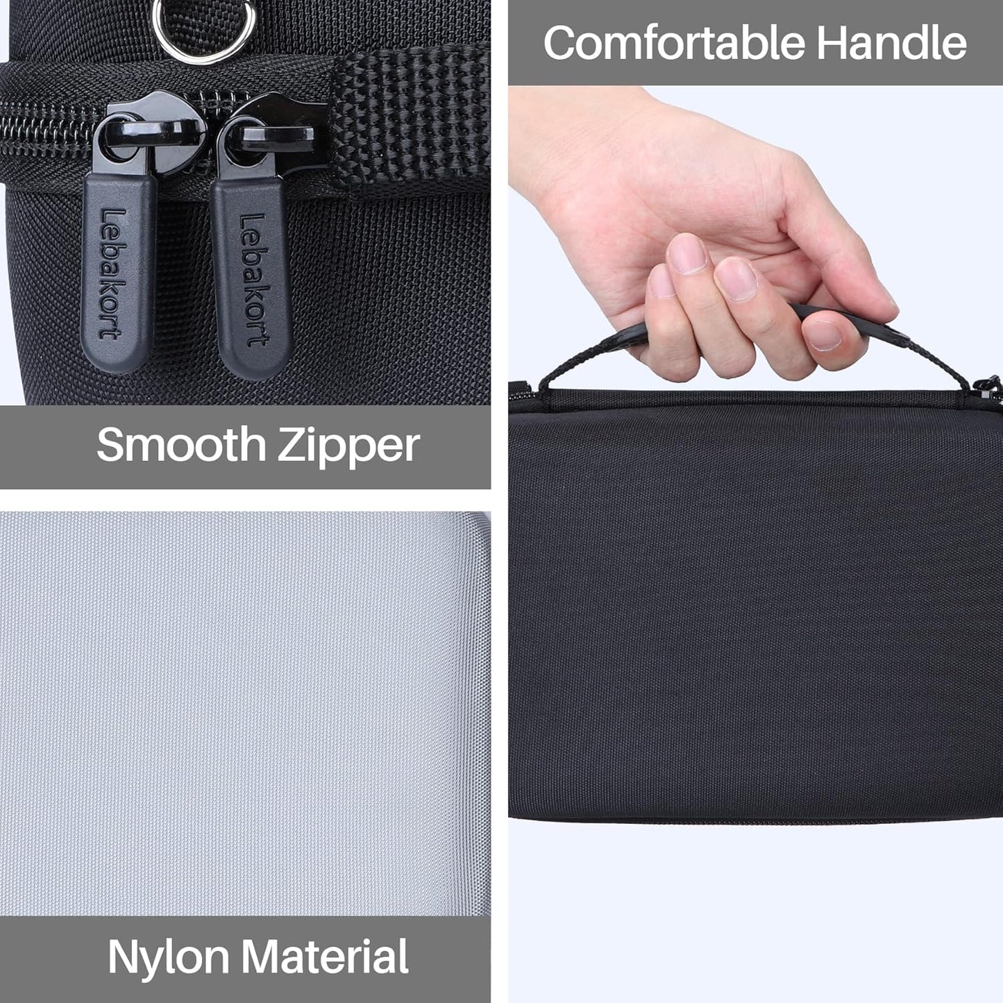 Lebakort Storage Case Compatible with Bose SoundLink Home Bluetooth Speaker (Light Silver Case)