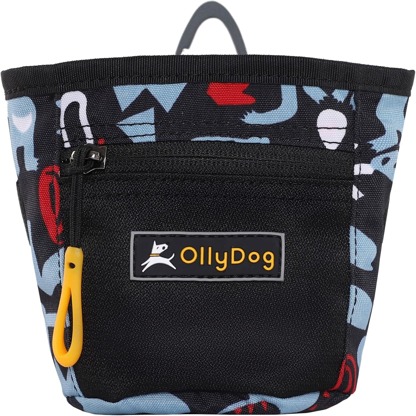 OllyDog Goodie Treat Bag, Dog Treat Pouch, Waist Belt Clip for Hands-Free Training, Magnetic Closure, Dog Training and Behavior Aids, Three Ways to Wear (Wet Weather)