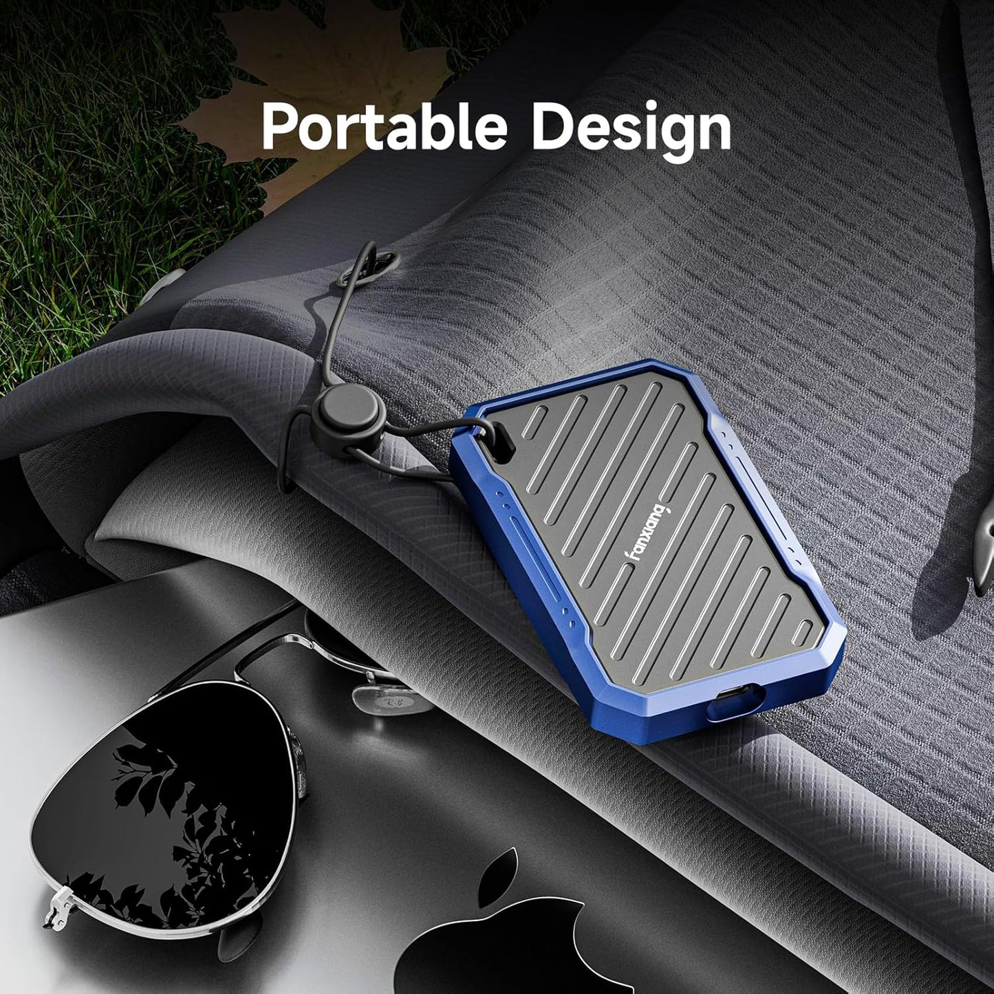 fanxiang Portable SSD 1TB External Hard Drive, Up to 2000MB/s USB 3.2 Gen2, IP68 Water and Dust Resistance, External Solid State Drive Reliable Storage for Gaming, Students, Professionals