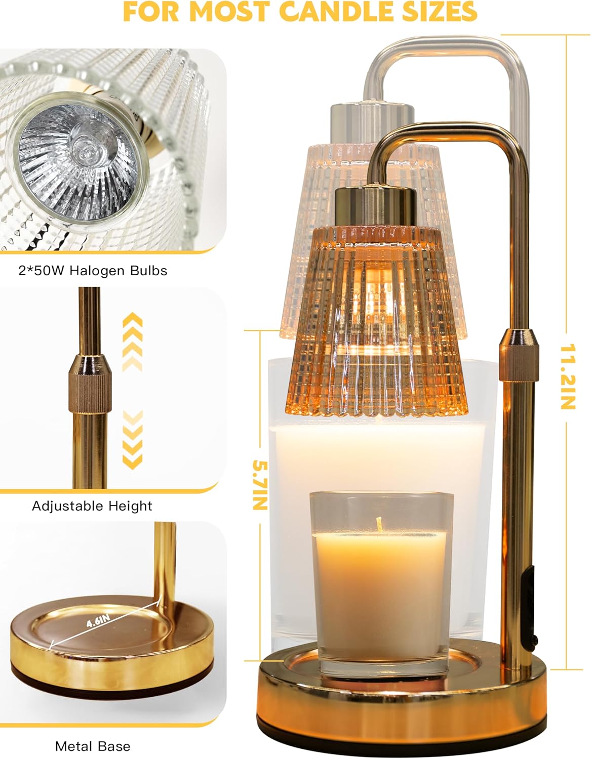 Purilite Select Candle Warmer Table Lamp
