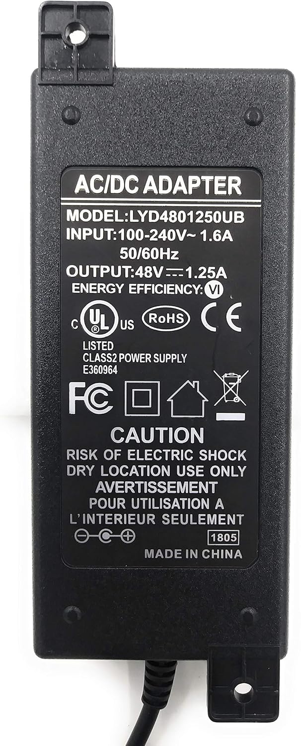 Purilite Select 8-Port Gigabit PoE Injector with 48V Power Supply – 60W Total Output for IP Phones, Cameras & Access Points