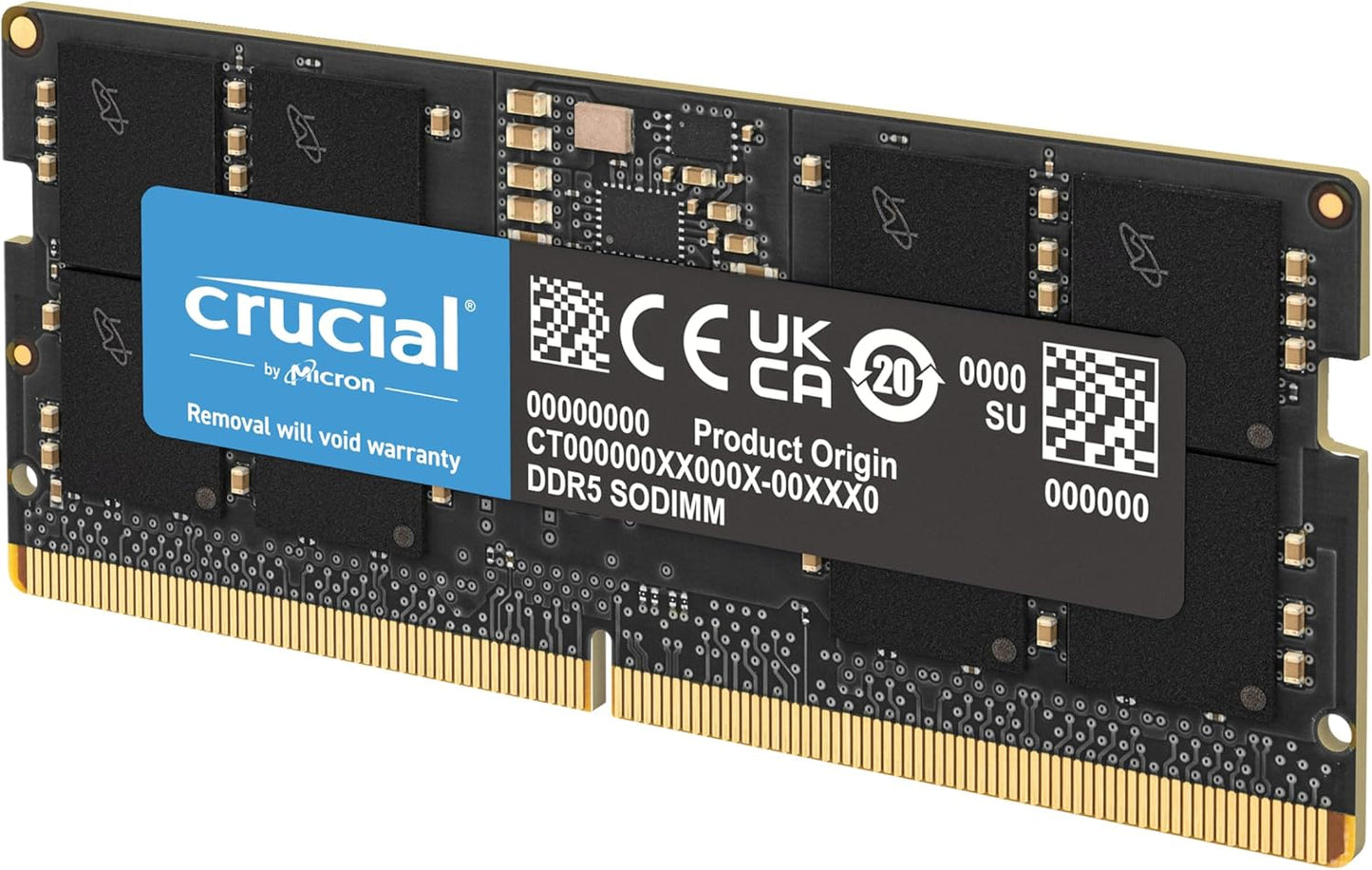 Crucial 128GB Kit (2X64GB) DDR5 RAM 5600MHz (or 5200MHz or 4800MHz) Laptop Memory Kit, SODIMM 262-Pin, Compatible with Latest Intel Core Ultra and AMD Ryzen 8000 & Above – CT2K64G56C46S5
