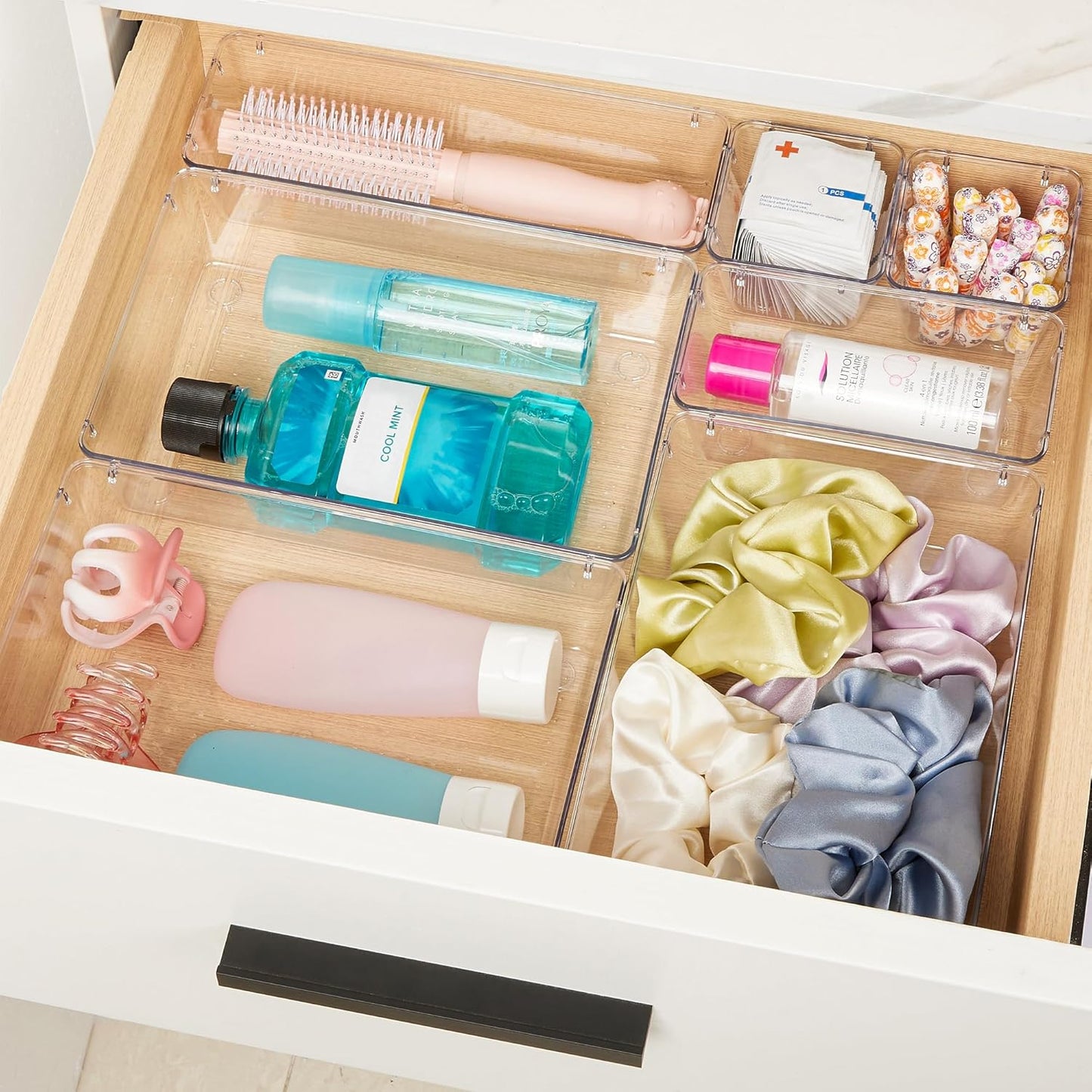 Purilite Select Clear Drawer Organizer Set