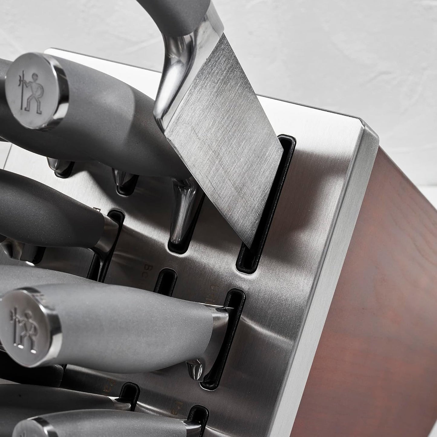 HENCKELS Forged Stainless Steel Modernist Self-Sharpening 20-Piece Knife Block Set