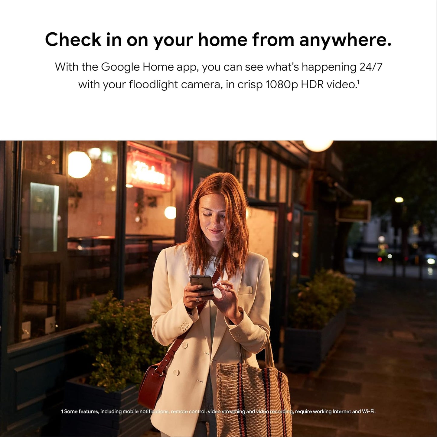 Google Nest Security Cam (Wired) - 2nd Generation - Snow