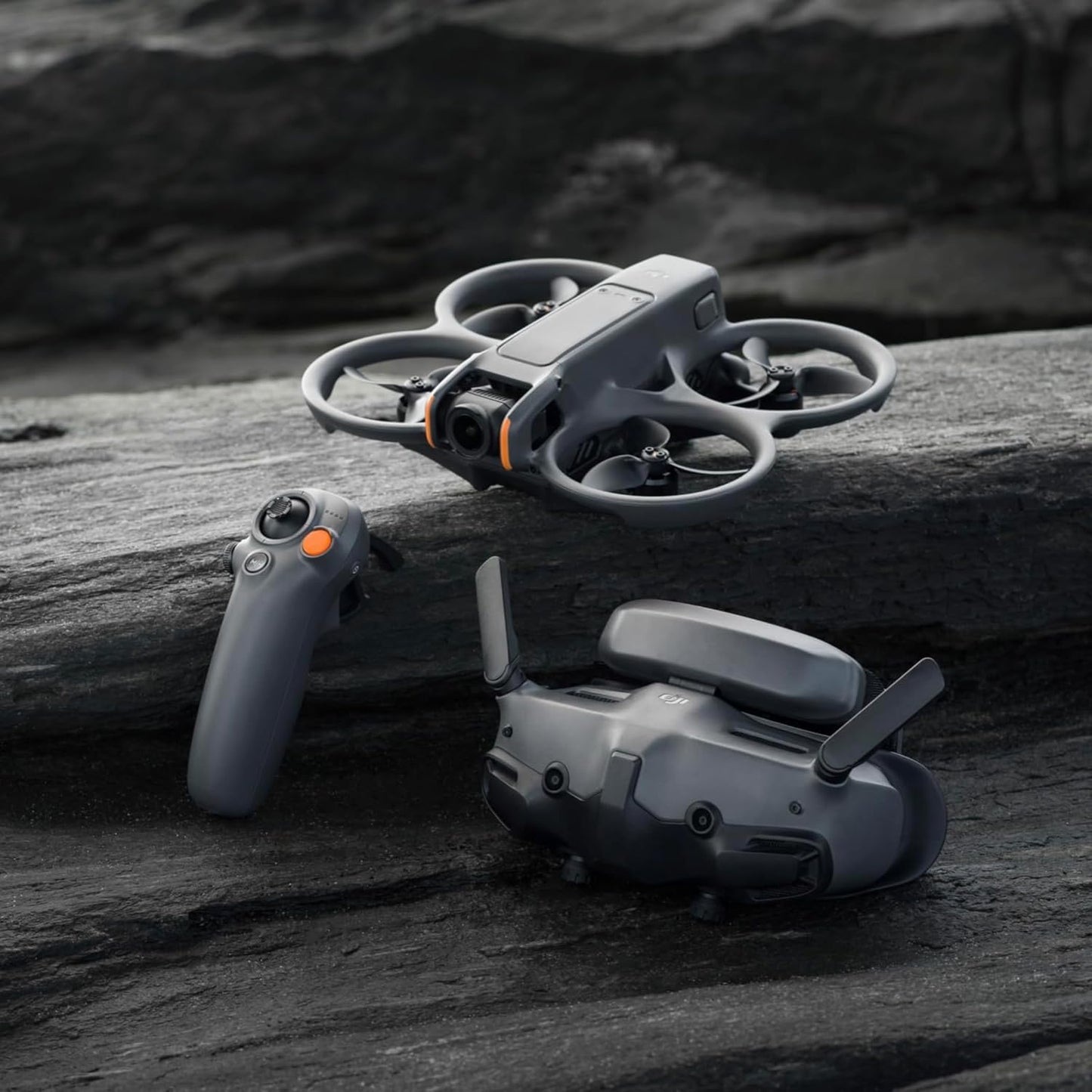 DJI Avata 2 Fly More Combo (3 Batteries), FPV Drones with Camera for Adults 4K, Immersive Experience, One-Push Acrobatics, Built-in Propeller Guard, 155° FOV, Drone Compliant with FAA Remote ID