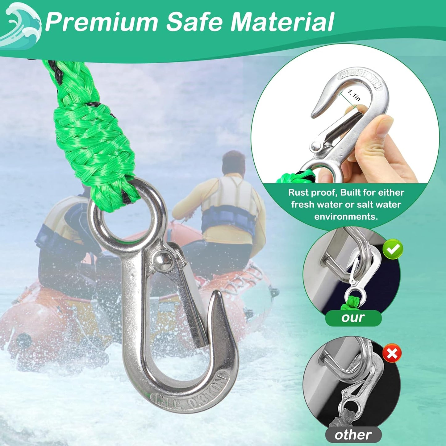 Purilite Select Self-Centering Tow Harness for Watersports