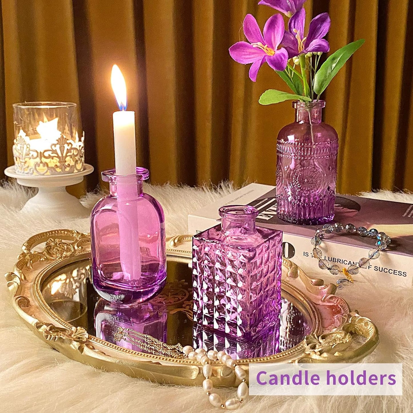 30 Pcs Mini Bud Vases As Wedding Centerpieces for Tables,Clear Bud Vases for Flowers,Small Flower Vases Suitable for Birthday Party,Anniversary,Wedding Reception,Baby Shower