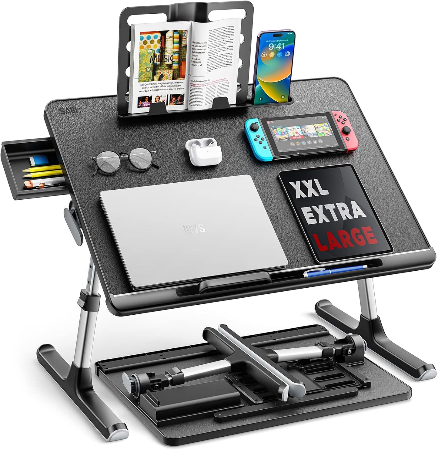 Purilite Select Adjustable Laptop Bed Tray Desk