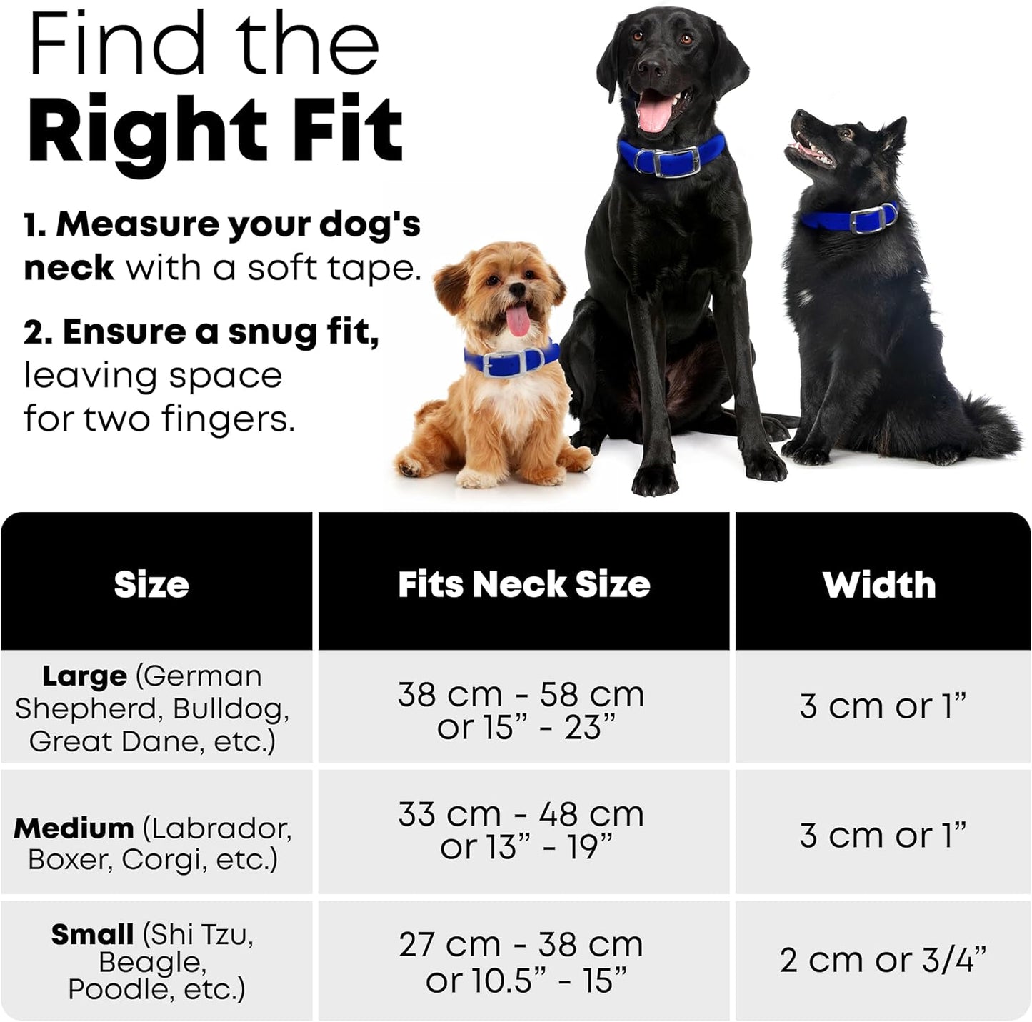 Regal Dog Products Medium Yellow Waterproof Dog Collar with Heavy Duty Double Buckle & D Ring | Vinyl Coated, Custom Fit, Adjustable Biothane Dog Collar | Chew Resistant Waterproof Collar for Dogs