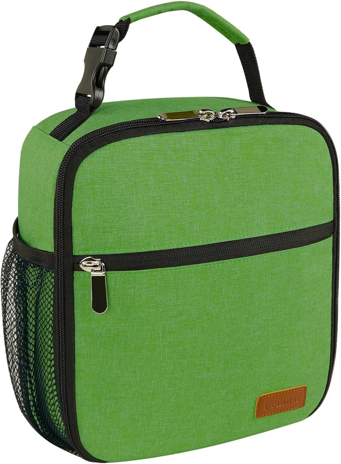 Lunch Box for Men Women Adults Small Lunch Bag for Office Work Picnic - Reusable Portable Lunchbox, Black