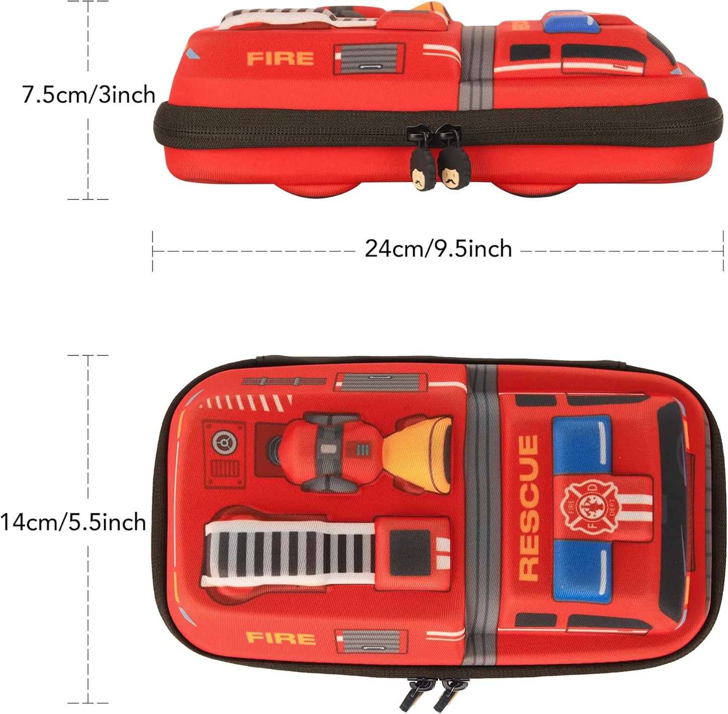 Rockpapa Large Pencil Cases, Big Pencil Case for Boys & Girls, Small Storage Box for School Students Boys Teens Kids Toddlers