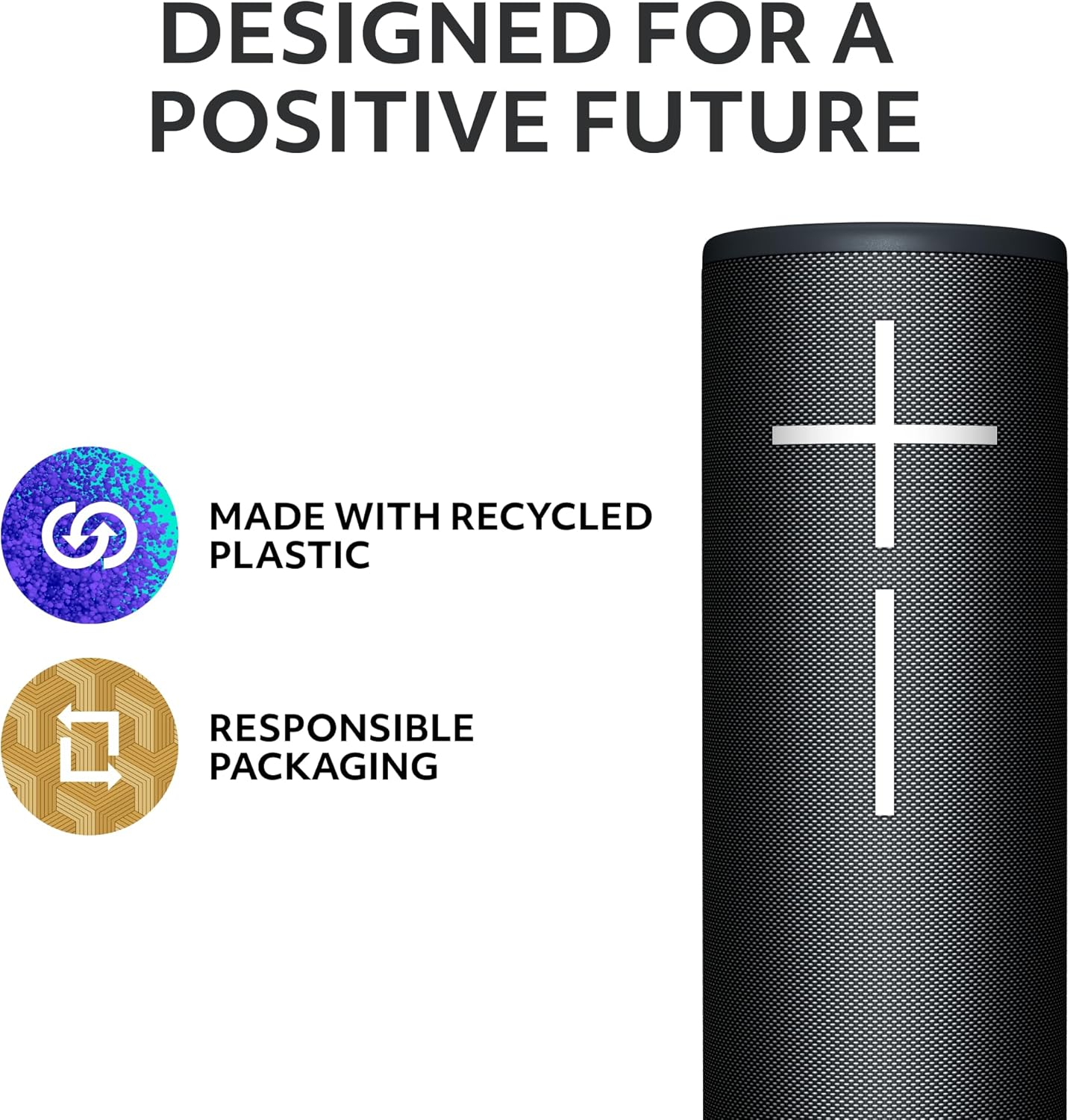 Ultimate Ears MEGABOOM 4 Portable Waterproof Bluetooth Speaker with Powerful 360-Degree Sound and Thundering Bass, Floating Speaker with 20-Hour Battery and 147ft (45m) Range - Black