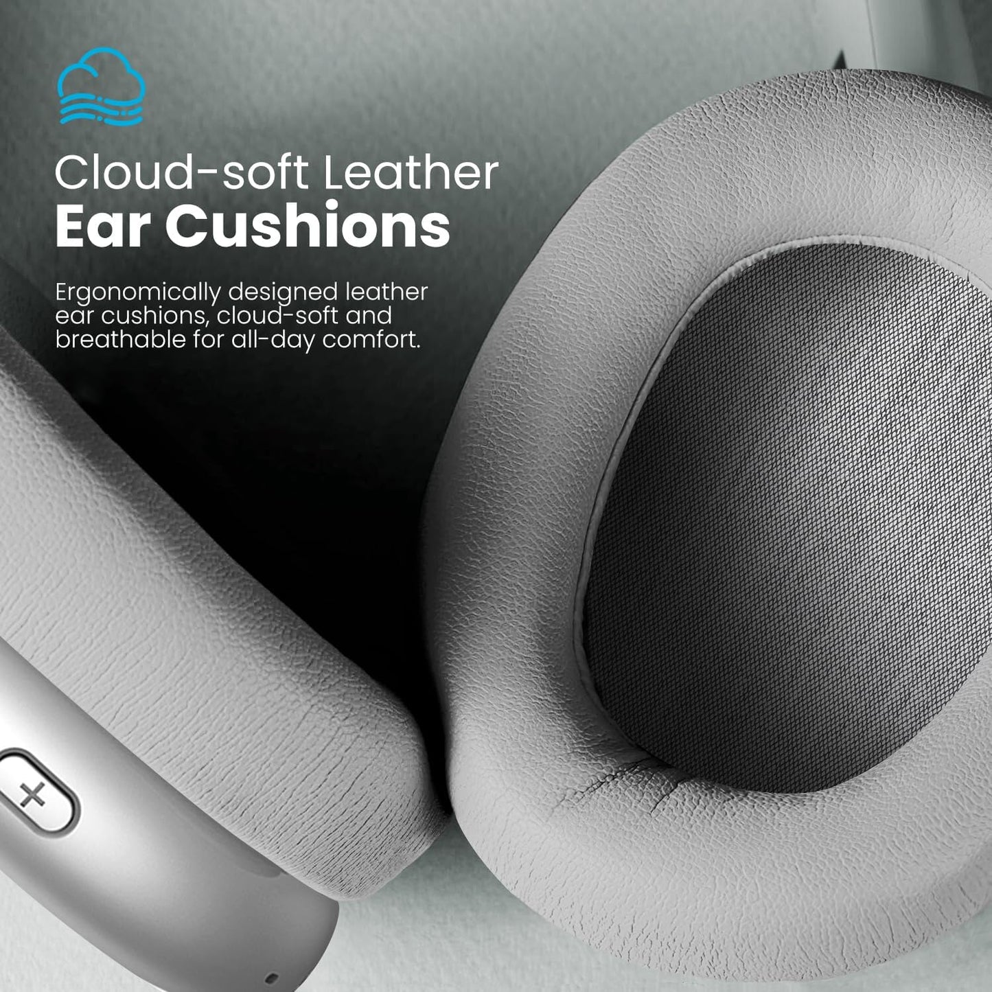 Wentronic Y01 Wireless Over Ear Headphones, Noise Canceling Bluetooth 5.3 Headphones with Microphones,Hi-Res Audio,48H Playtime,Foldable,Breathable Soft Earpads for iOS/Android/Samsung/PC-Green