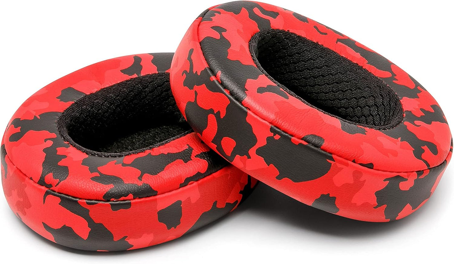 WC Replacement Earpad Cushions for Skullcandy Hesh 3 & Crusher Over-Ear Headphones Made by Wicked Cushions | Improved Durability and Thickness for Improved Comfort and Noise Isolation | 90's Black