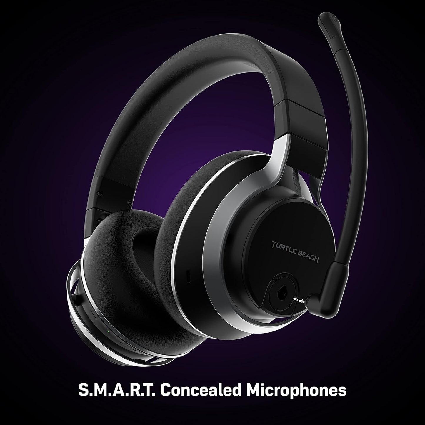 Turtle Beach Stealth Pro Multiplatform Wireless Noise-Cancelling Gaming Headset for Xbox Series X|S, Xbox One, PS5, PS4, PC, Mac, Switch, & Mobile – 50mm Speakers, Bluetooth, Dual Batteries – Black