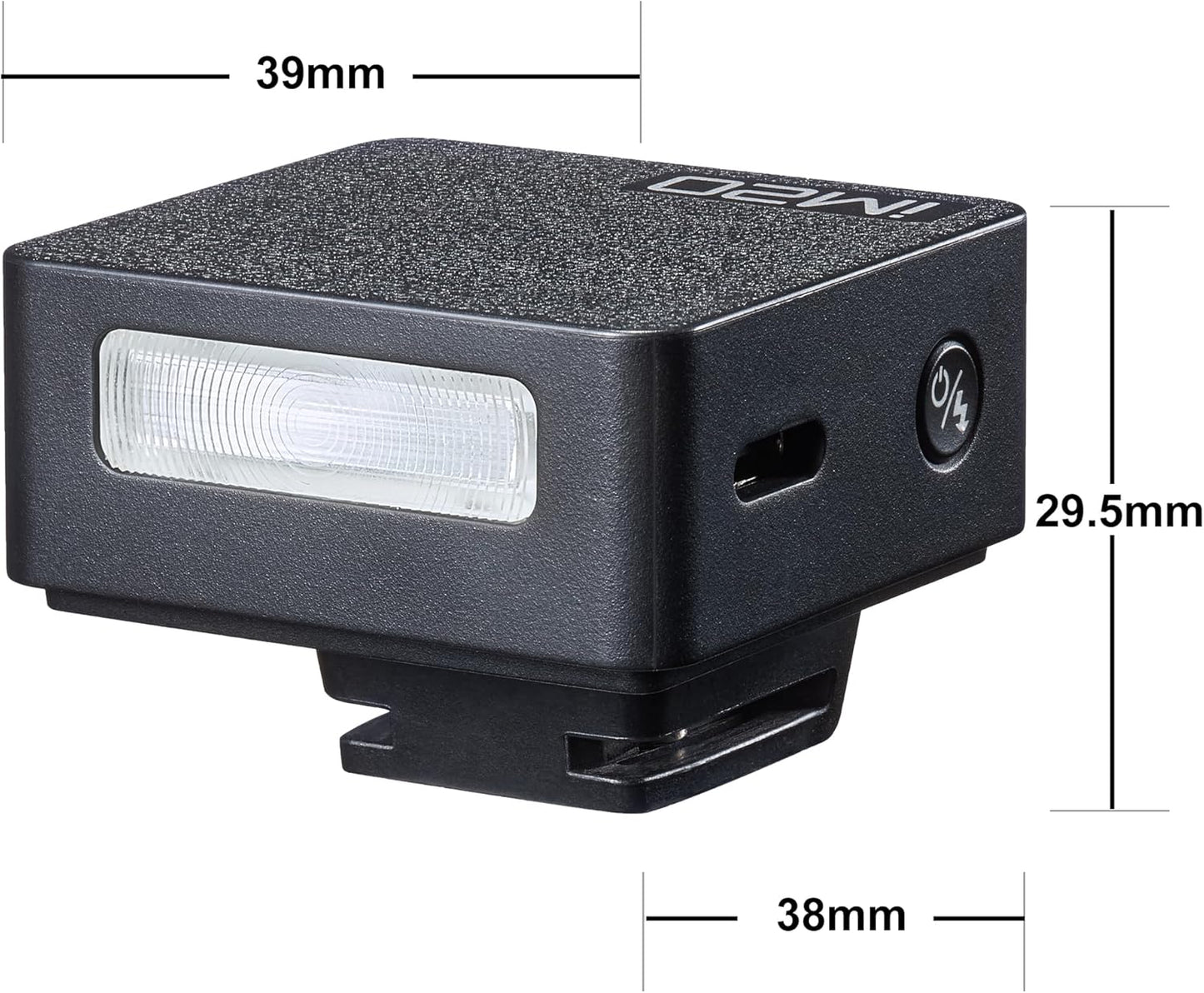 Godox IM20/IM22 Mini Camera Flash,3s Recycle Time,440 Full Power Flash Time Built in Lithium Battery for Fuji,for Canon,for Nikon,for Sony, for Olympus Camera (im22)