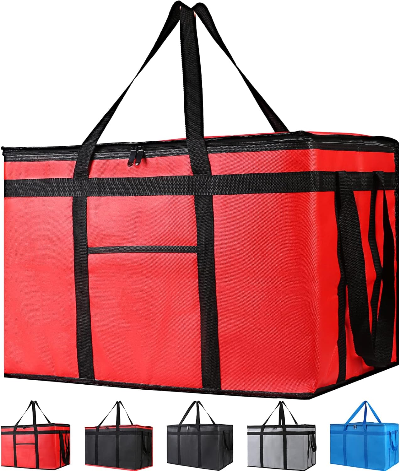 Purilite Select™ Insulated Food Delivery Bag – Extra Large Thermal Carrier for Hot & Cold Food Transport