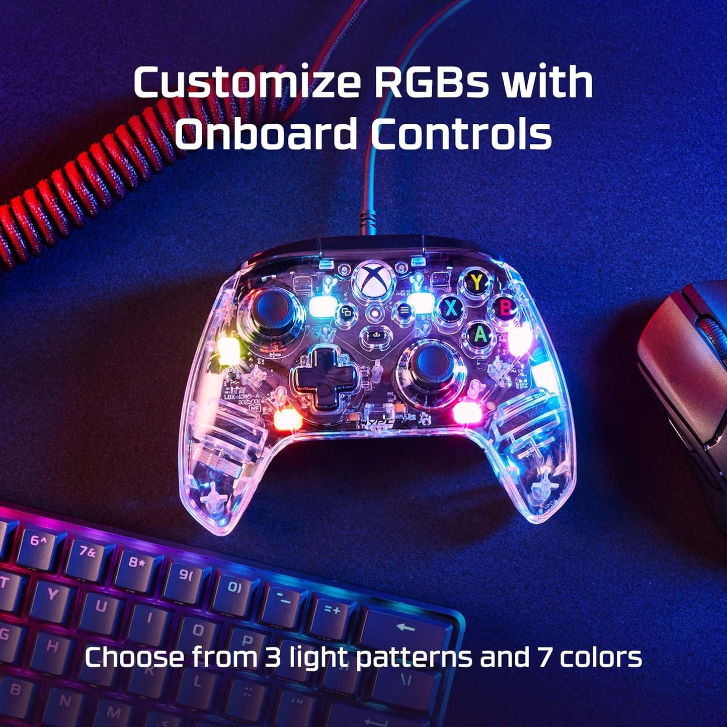 HyperX Clutch Gladiate – Wired Controller for Xbox One, Xbox Series X|S, PC, Officially Licensed by Xbox, Dual Trigger Locks, Programmable Buttons, Dual Rumble Motors
