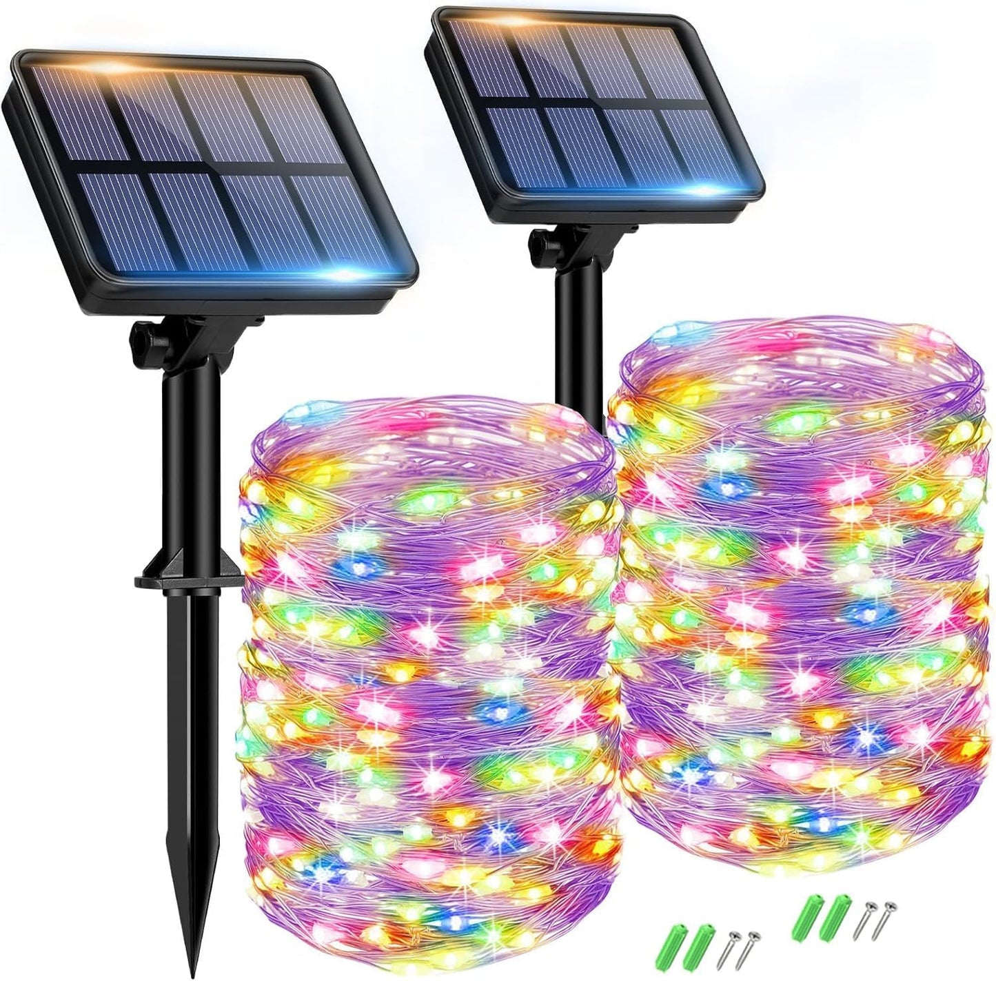 Purilite Select 2-Pack Solar Fairy String Lights