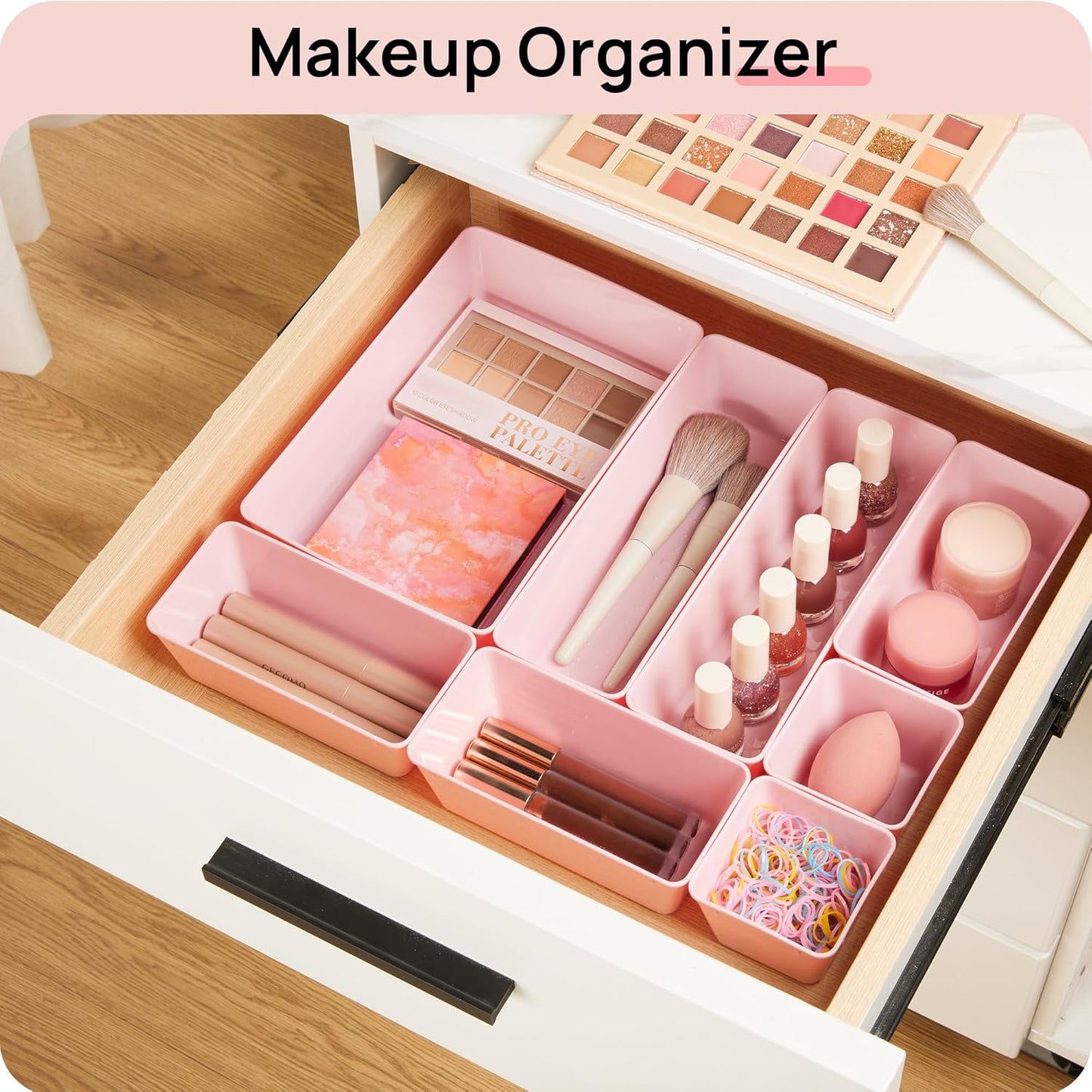 Purilite Select Clear Drawer Organizer Set
