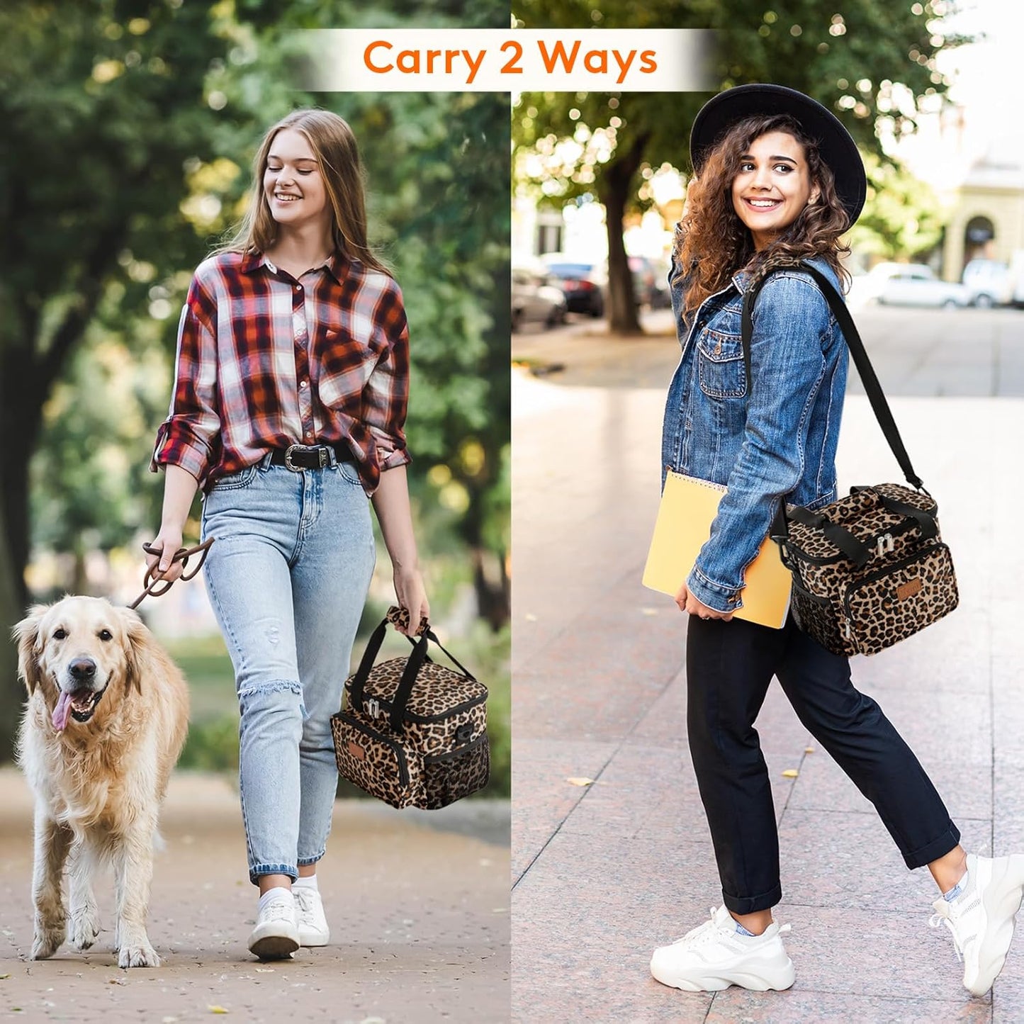 Lifewit Lunch Bag for Men, Insulated Lunch Box Leakproof Soft Cooler Cooling Tote for Adult Women, Waterproof Reusable Lunch Bags for Work Office Outdoor Picnic Camping, Black, 12-Can (9L)